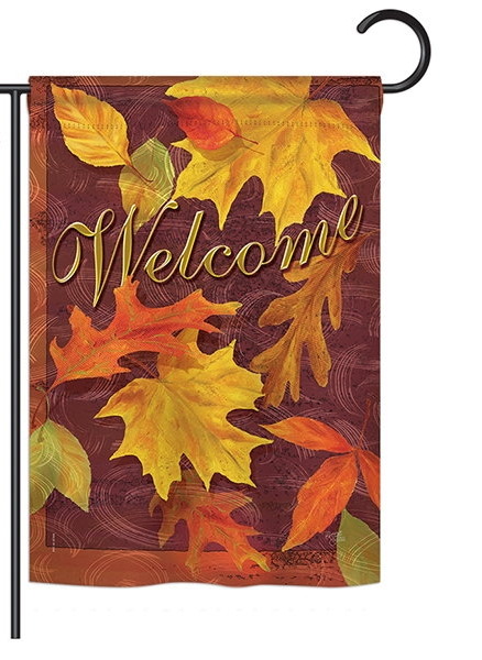 Fall Leaves Garden Flag