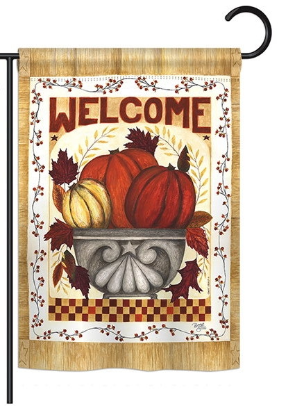 Fall Welcome Garden Flag