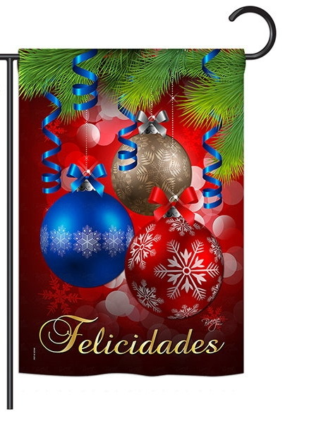 Felicidades Garden Flag