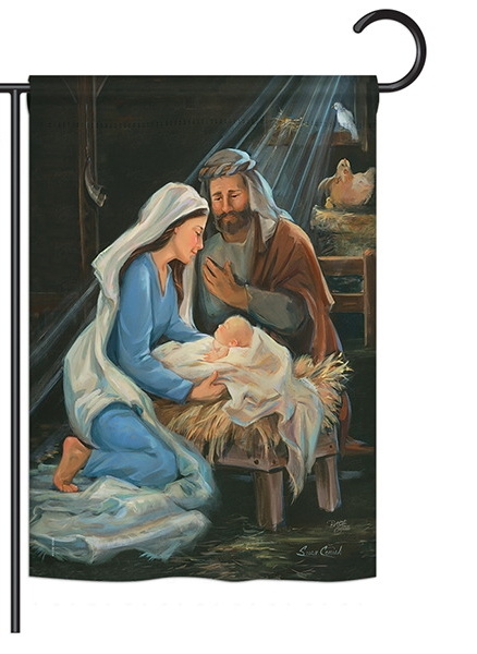 Nativity Garden Flag