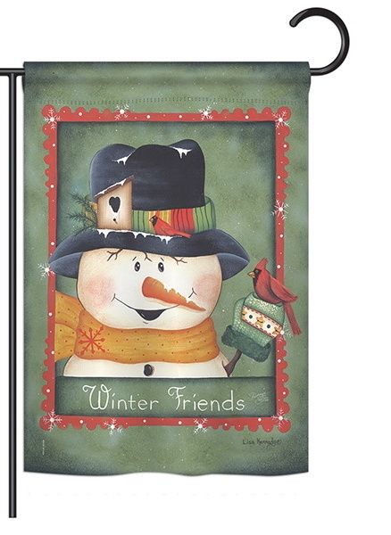 Winter Friends Garden Flag