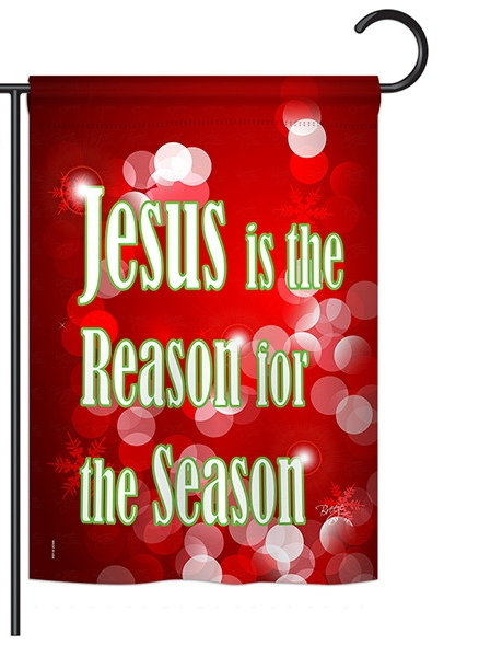 Jesus is the Reason Garden Flag