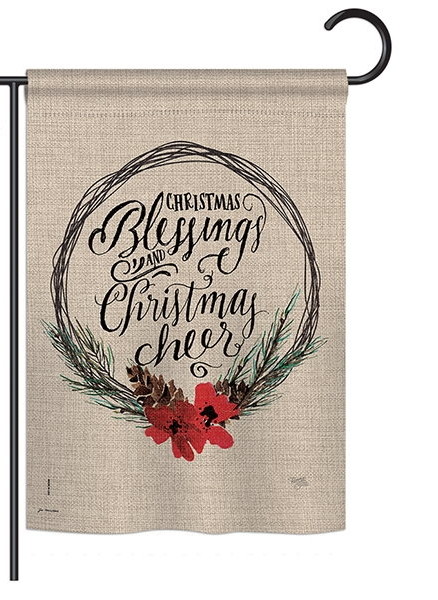 Christmas Blessings Garden Flag