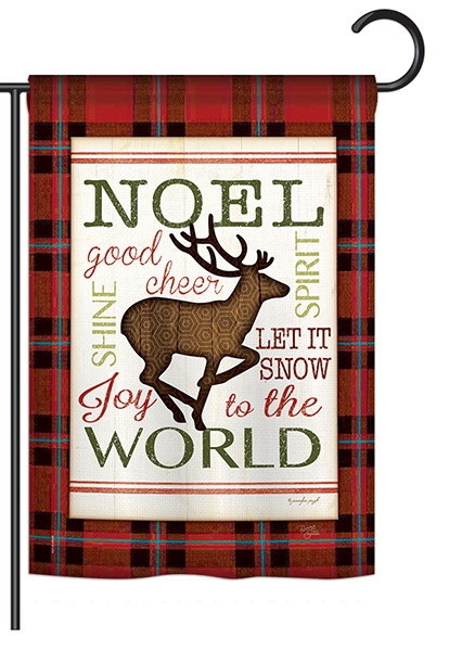 Cheer to Reindeer Garden Flag