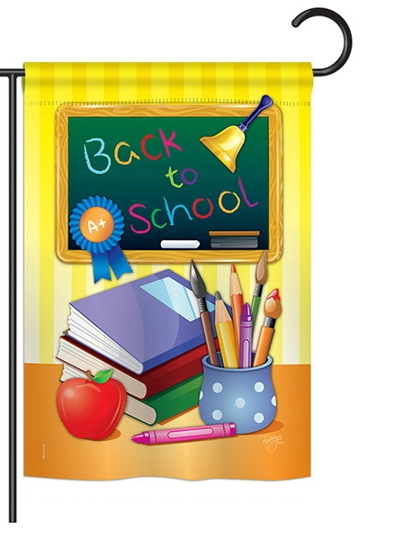 Back to School Garden Flag