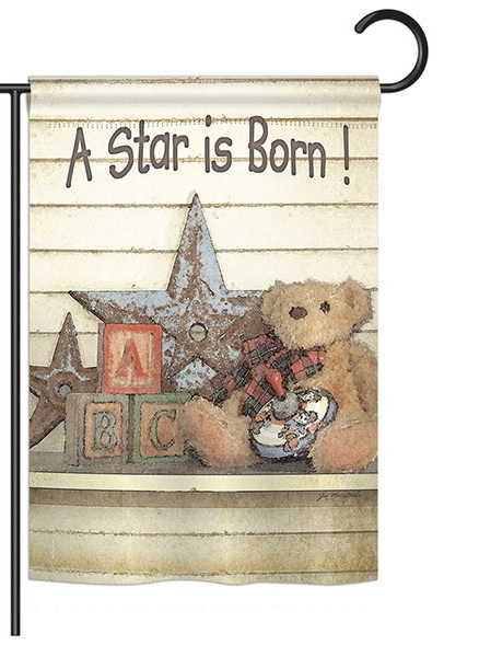 A Star is Born! Garden Flag