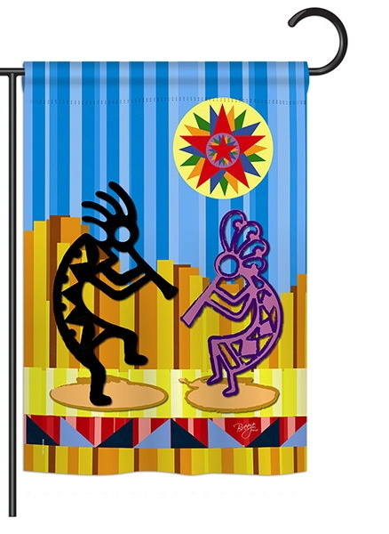 Kokopelli Dream Garden Flag