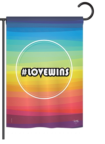 LoveWins Garden Flag