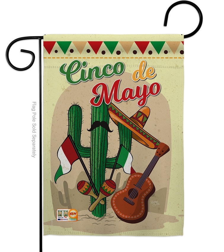 Fiesta Cinco de Mayo Garden Flag