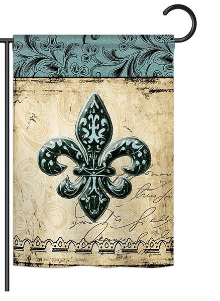 Fleur De Lys Garden Flag