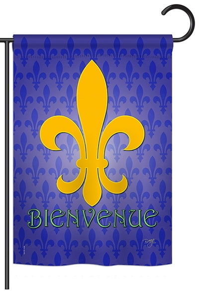 Bienvenue Garden Flag