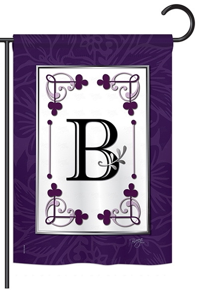 Classic B Monogram Garden Flag