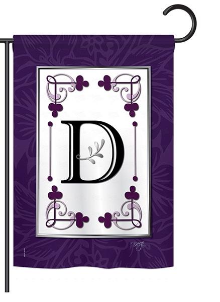 Classic D Monogram Garden Flag