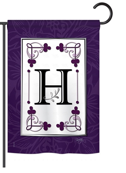 Classic H Monogram Garden Flag