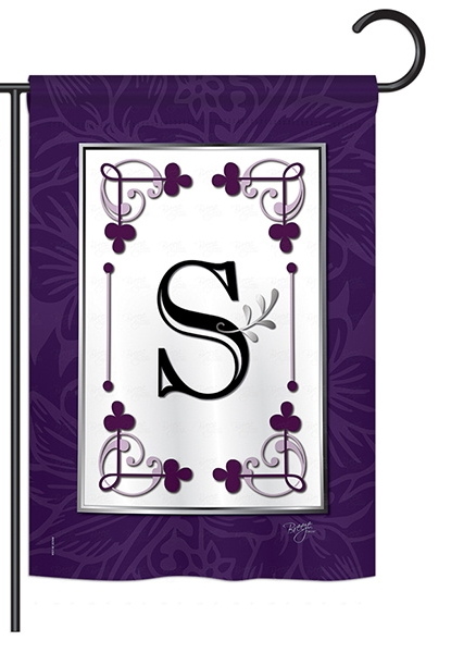 Classic S Monogram Garden Flag