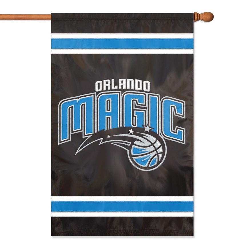 Orlando Magic Applique Banner Flag 44" x 28" & more garden flags at