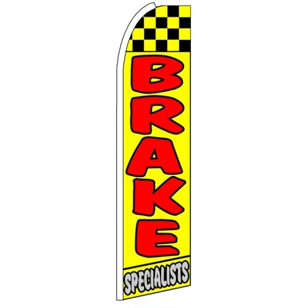 Brake Specialists (V2) Feather Flag 3\' x 11.5\'