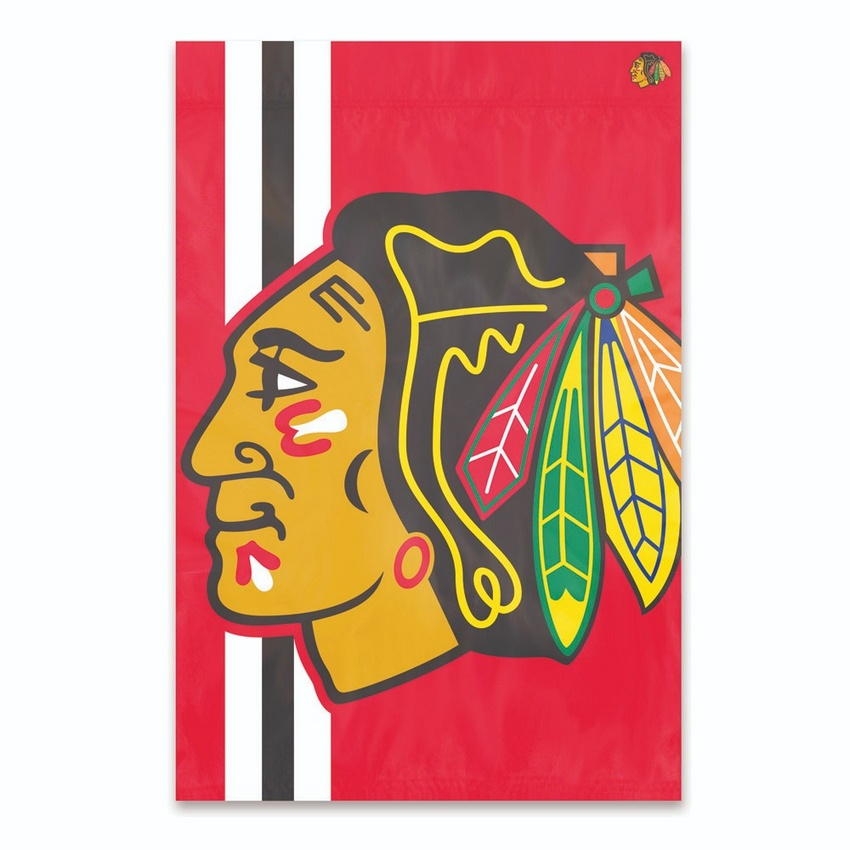 Chicago Blackhawks Bold Logo Banner 2\' x 3\'