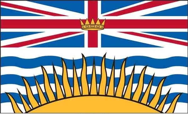 3\' x 5\' British Columbia High Wind, US Made Flag