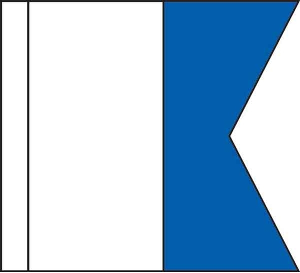 High Wind, US made Code Flag Set of Size No. 2