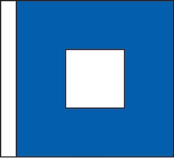 High Wind, US made Code Flag Size No. 7 - P