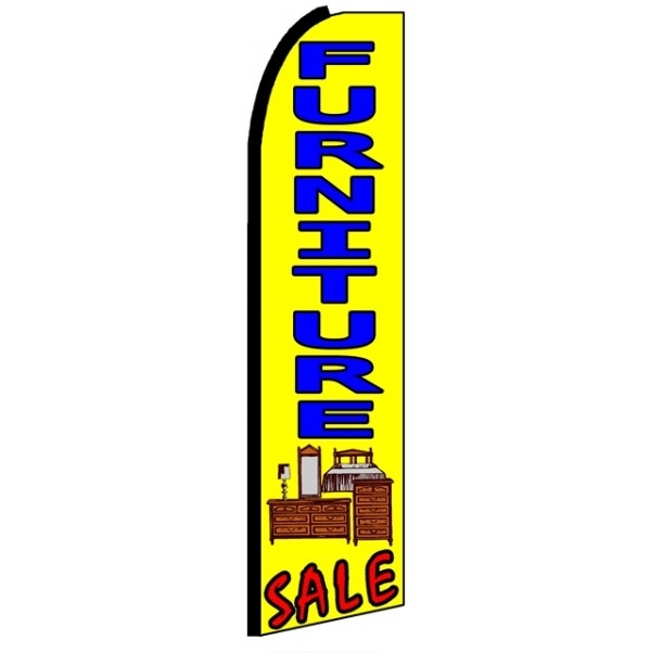 Furniture Sale Wind Feather Flag 3\' x 11.5\'