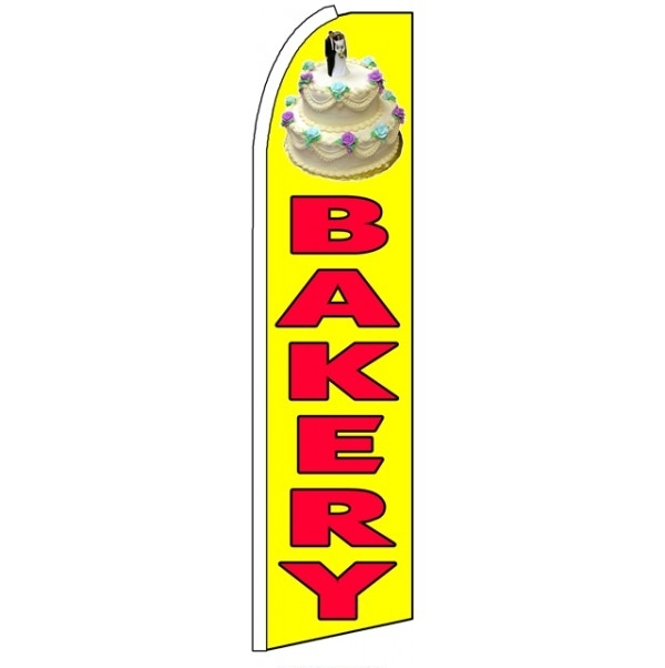 Bakery Feather Flag 2.5\' x 11\'