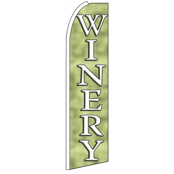 Winery Feather Flag 3\' x 11.5\'