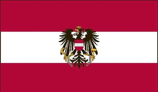 4\' x 6\' Austria w/ Eagle High Wind, US Made Flag