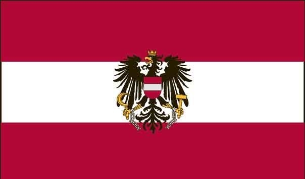 5\' x 8\' Austria w/ Eagle High Wind, US Made Flag
