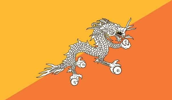 5' x 8' Bhutan High Wind, US Made Flag