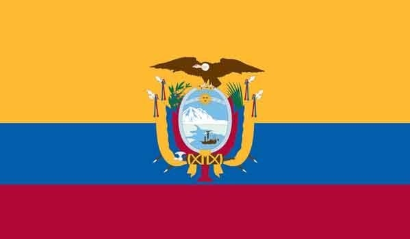 3' x 5' Ecuador High Wind, US Made Flag