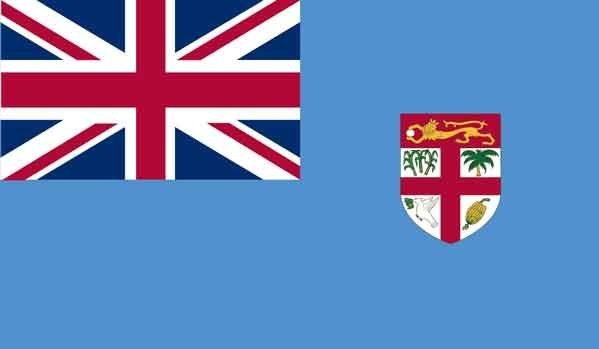 5' x 8' Fiji High Wind, US Made Flag