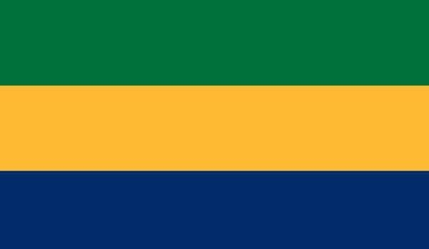 3' x 5' Gabon High Wind, US Made Flag