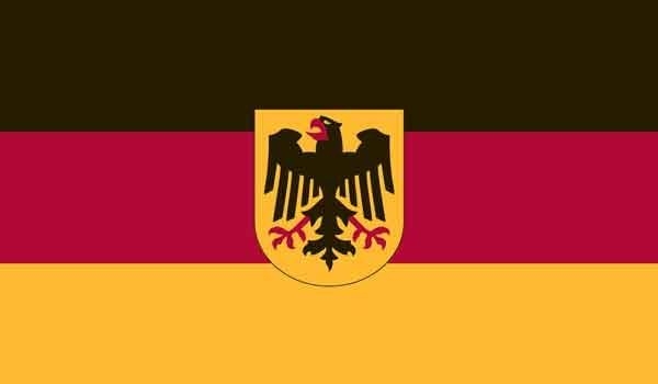 3\' x 5\' Germany w/ Eagle High Wind, US Made Flag