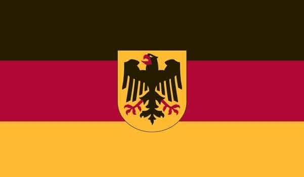 5\' x 8\' Germany w/ Eagle High Wind, US Made Flag