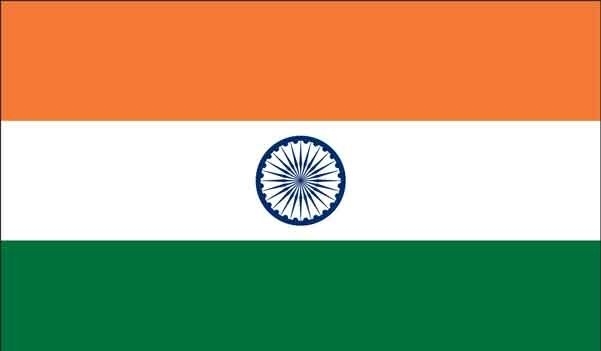 3\' x 5\' India High Wind, US Made Flag