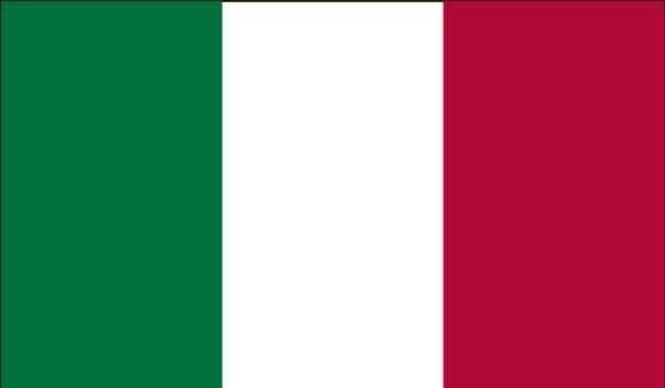 4' x 6' Italy High Wind, US Made Flag