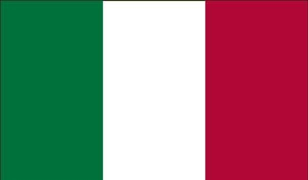 5' x 8' Italy High Wind, US Made Flag