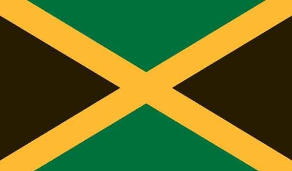 5' x 8' Jamaica High Wind, US Made Flag