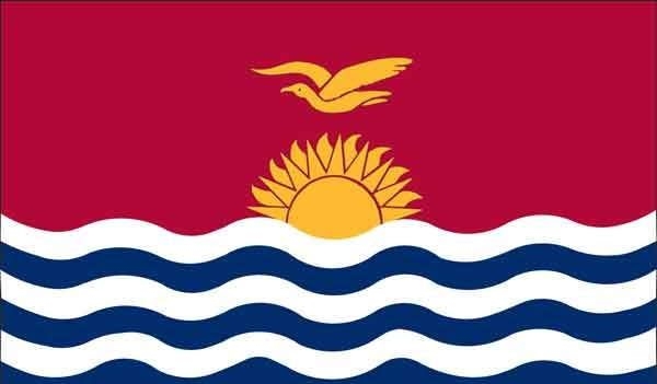 3\' x 5\' Kiribati High Wind, US Made Flag
