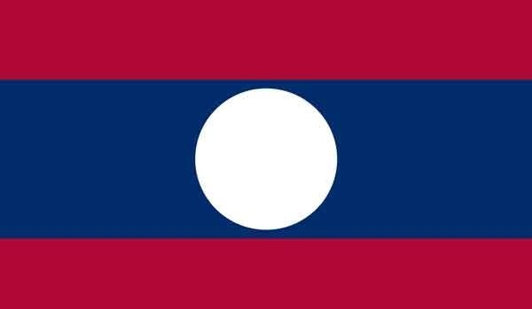3' x 5' Laos High Wind, US Made Flag