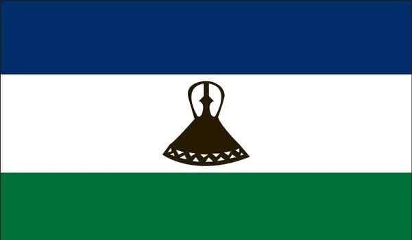 3' x 5' Lesotho High Wind, US Made Flag