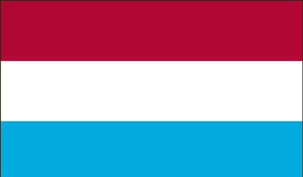 5' x 8' Luxembourg High Wind, US Made Flag