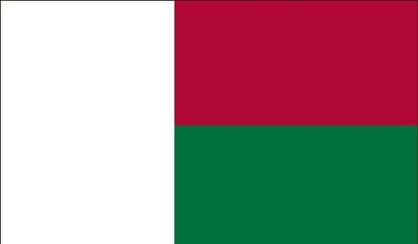 5' x 8' Madagascar High Wind, US Made Flag