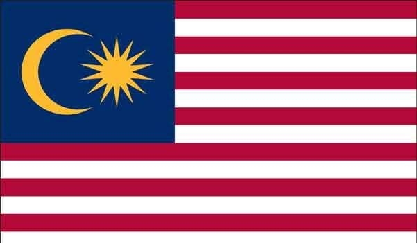 2' x 3' Malaysia High Wind, US Made Flag