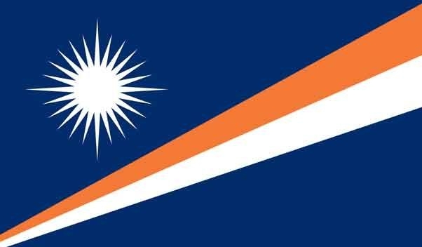5' x 8' Marshall Islands High Wind, US Made Flag