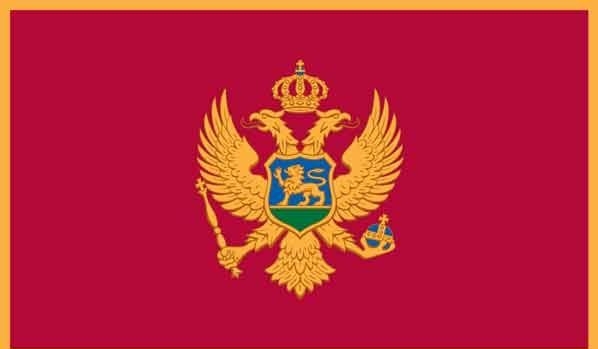 3\' x 5\' Montenegro High Wind, US Made Flag