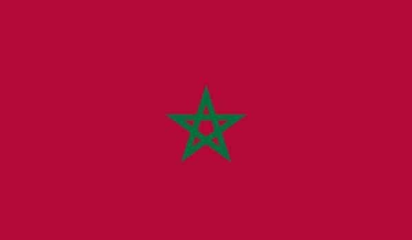 3\' x 5\' Morocco High Wind, US Made Flag