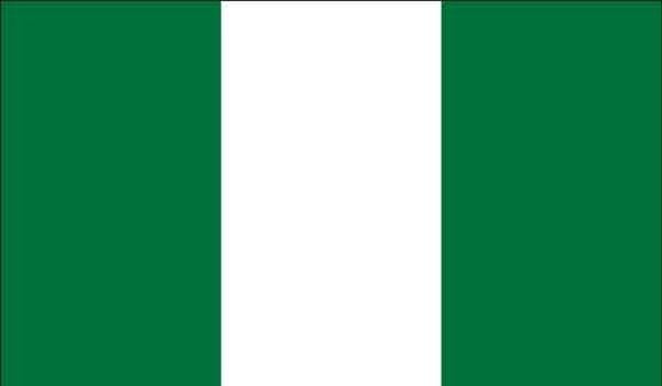 4' x 6' Nigeria High Wind, US Made Flag
